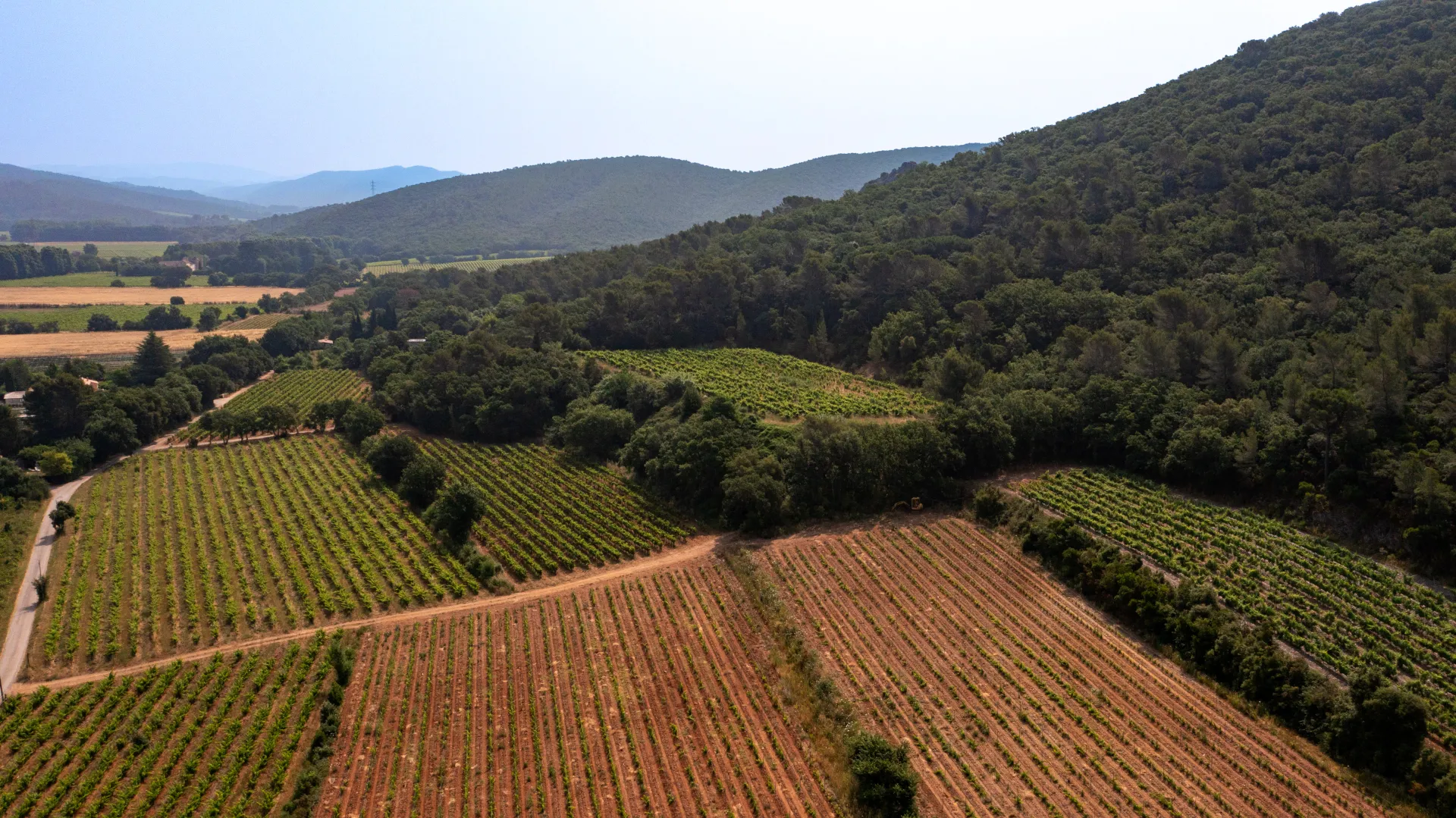 Vue aerienne Domaine Matteri