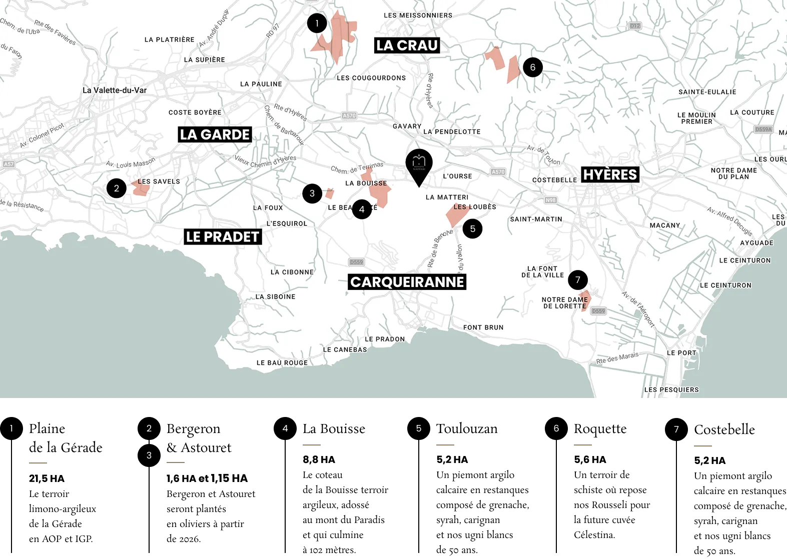 carte terroirs